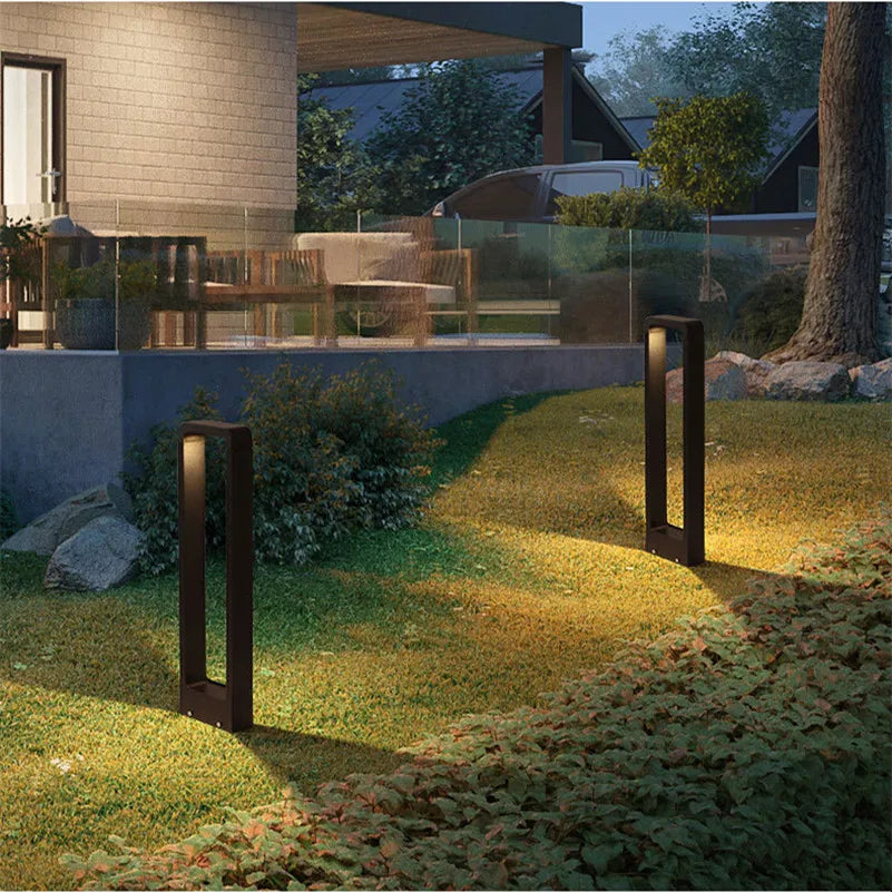 Luminara | Élégante Lampe de Jardin LED en Acier Inoxydable Étanche 6