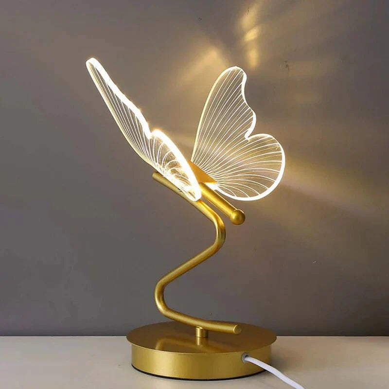 LumineuxPapillon | Élégante Lampe de Table LED Moderne et Compacte 4