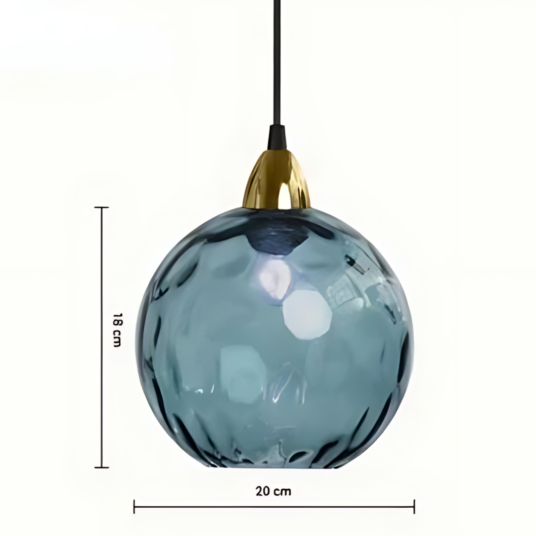 LumineuxVerre | Élégante Suspension Boule de Verre pour Intérieurs Chic 13