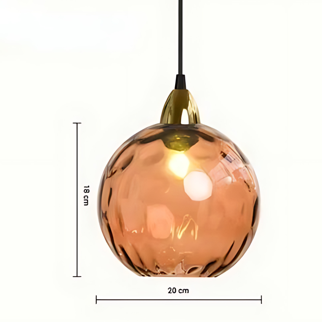 LumineuxVerre | Élégante Suspension Boule de Verre pour Intérieurs Chic 8