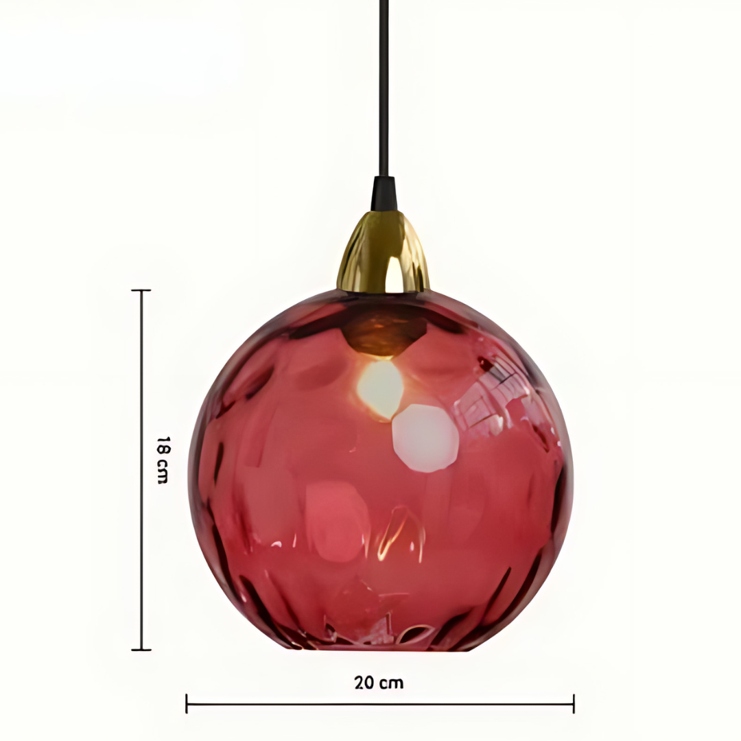 LumineuxVerre | Élégante Suspension Boule de Verre pour Intérieurs Chic 9