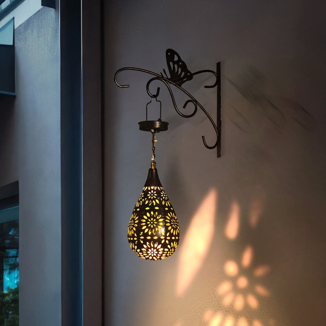 Solar Lichtdruppel - Lampe solaire de jardin en forme de goutte