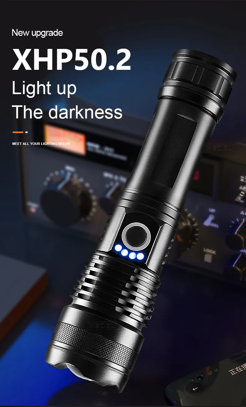 LumiBeam Zaklamp - Lampe Torche LED Rechargeable