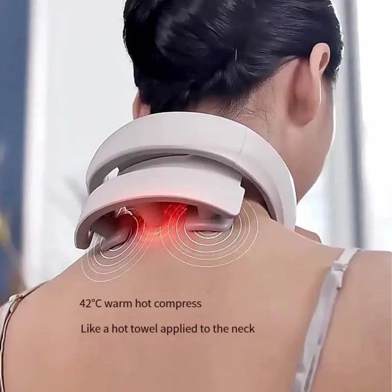 NeckEase Device – Masseur Cervical Portable Détente