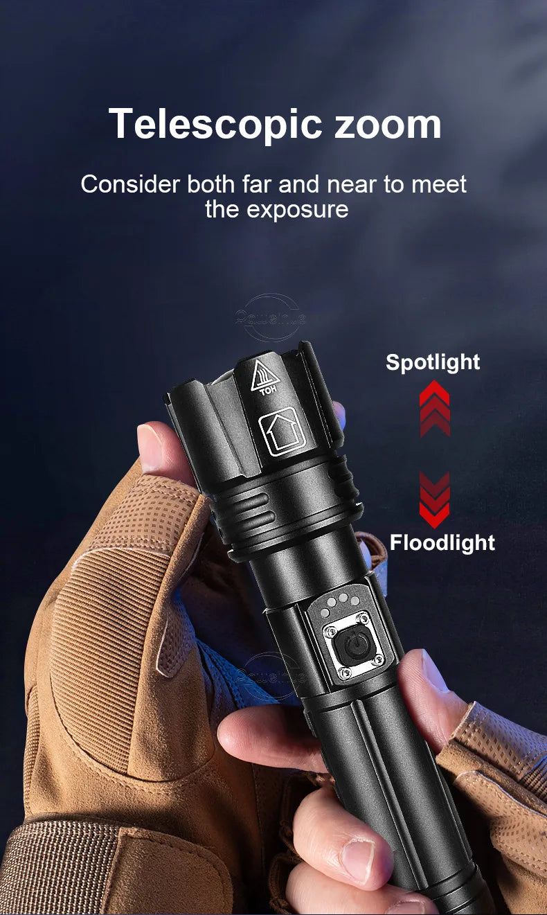 PowerBeam - Lampe Torche LED Rechargeable Aventure