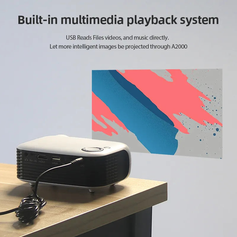 CinemaBeam - Mini Projecteur Portable pour Films