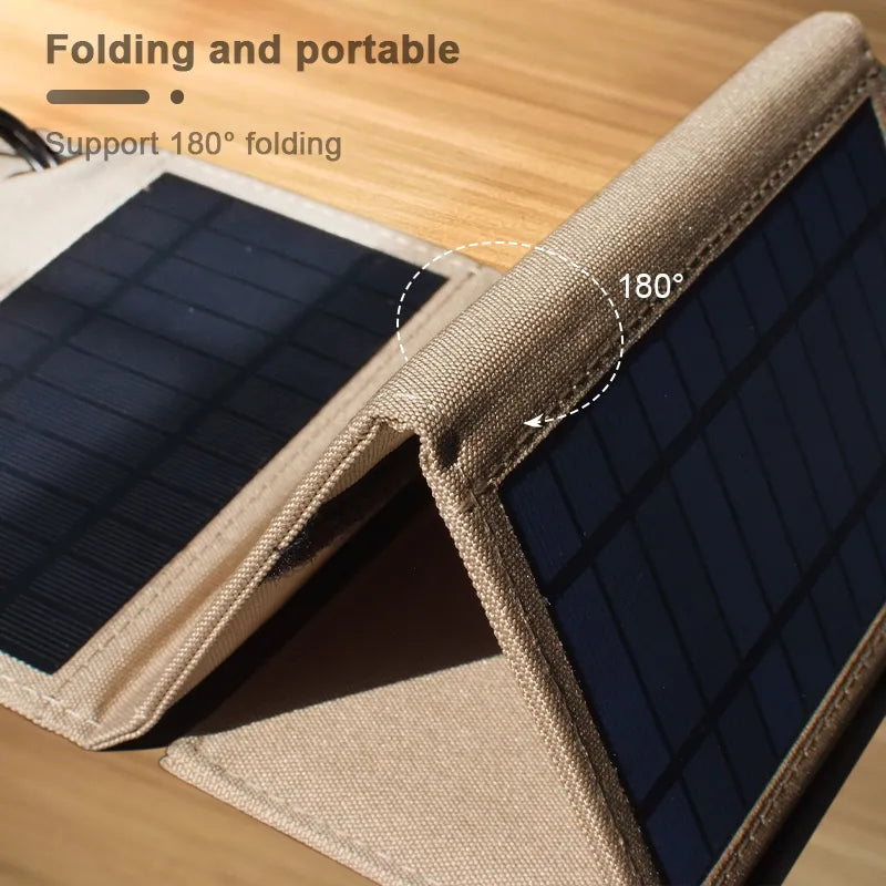 SolarFold Powerbank - Chargeur Solaire Pliable