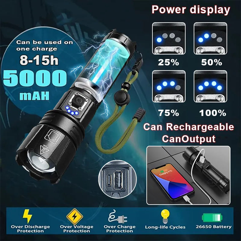 PowerBeam - Lampe Torche LED Rechargeable Aventure