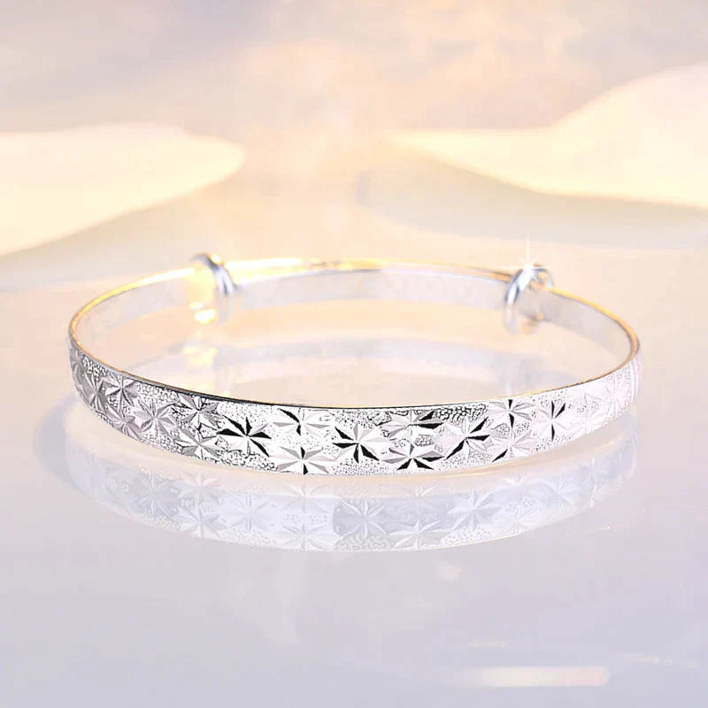 Bracelet Argent Étoile - Design Élégant et Polyvalent