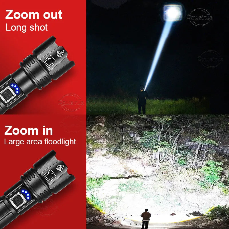 LumiBeam Zaklamp - Lampe Torche LED Rechargeable