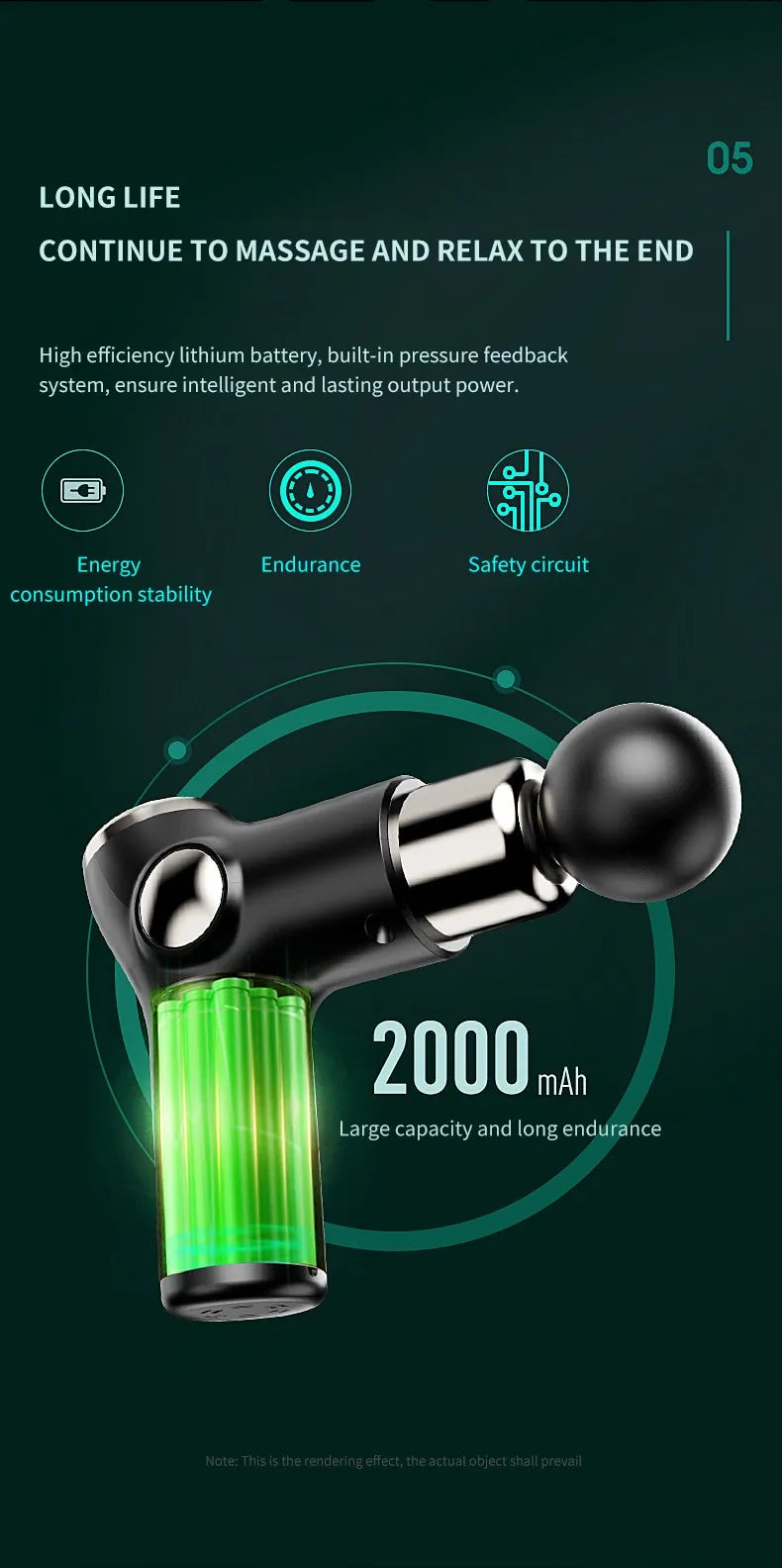 VardiPulse - Pistolet Massage Vibrant Portable