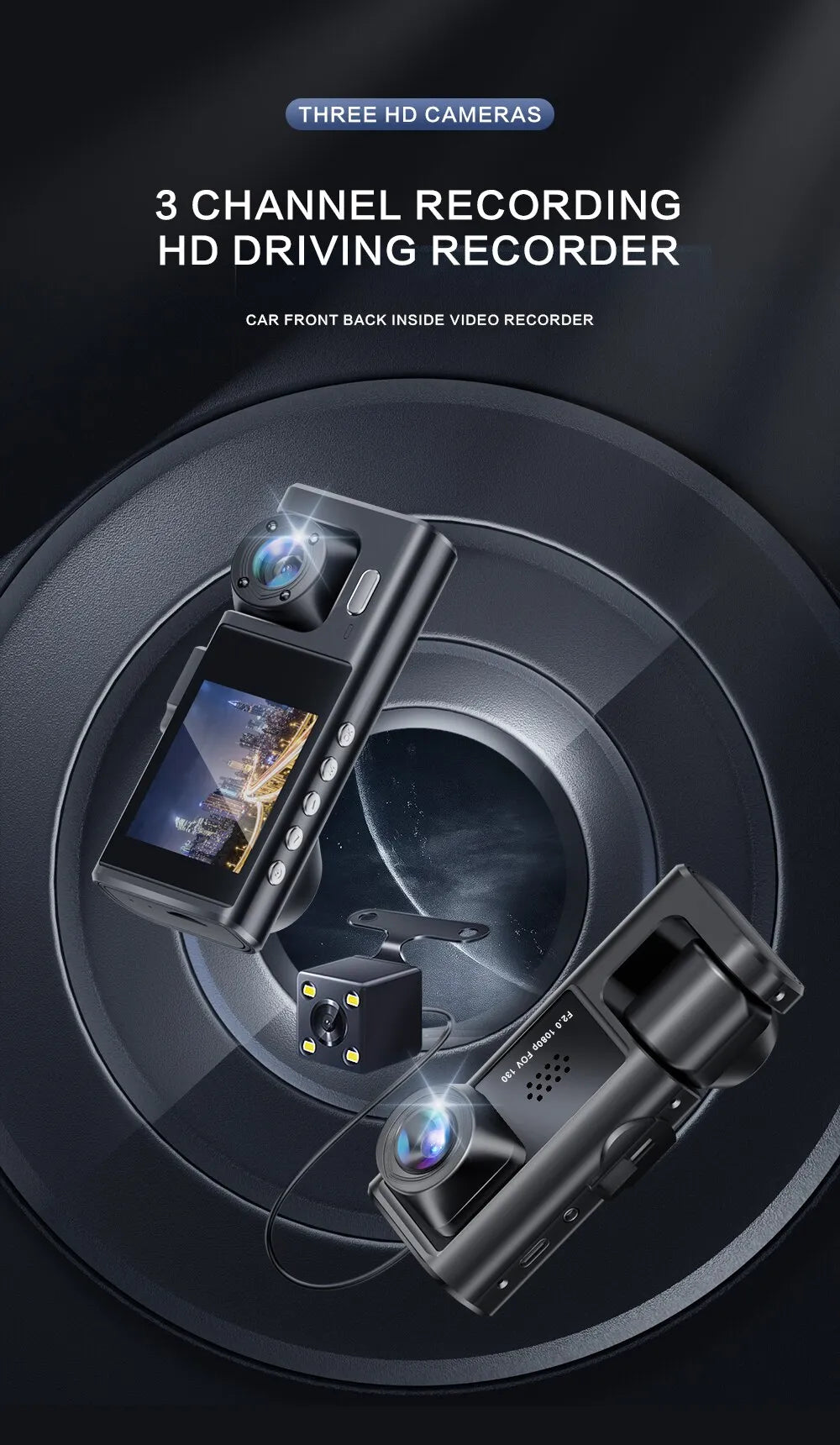 VisionPro - Dashcam Vision Nocturne Technologie IR