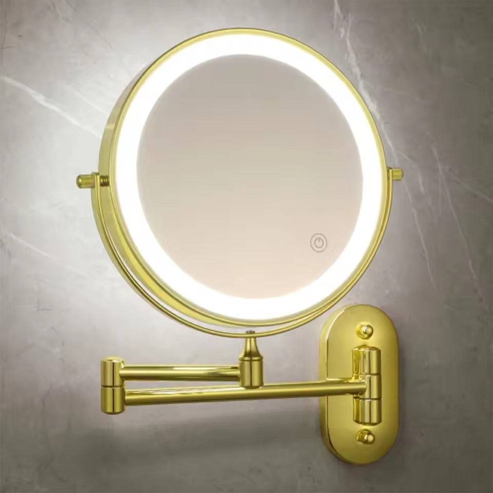Miroir Coiffeuse Lumineux | Miroir Maquillage LED avec Lentille Grossissante | Éclairage Optimal pour Soins de Beauté Précis 4