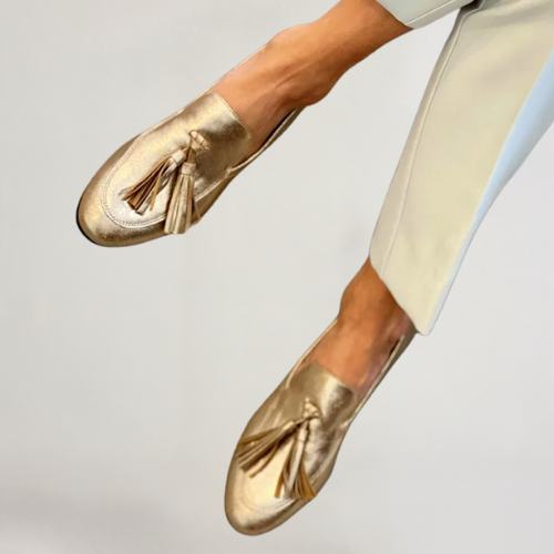 Mocassins Métallisés pour Femmes - Chaussures Confortables pour un Style Quotidien 0