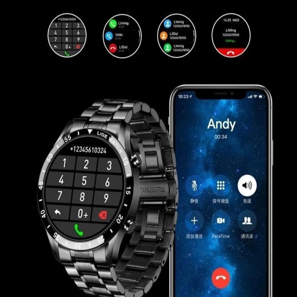 Montre Connectée 4G avec Écran AMOLED et Suivi de Santé | Montre Intelligente pour Rester Connecté Sans Téléphone 4