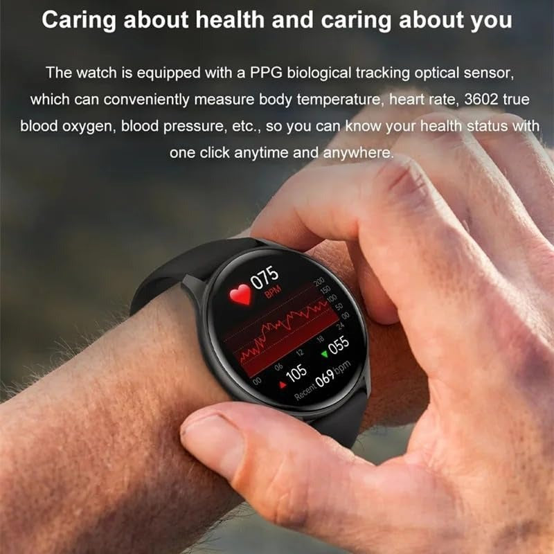 Montre Connectée Rythme Cardiaque Fiable avec Suivi ECG et Notifications | Smart Watch pour un Mode de Vie Sain 6