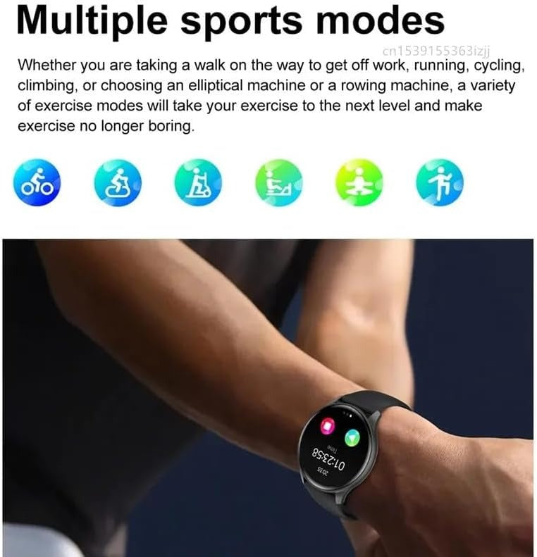 Montre Connectée Rythme Cardiaque Fiable avec Suivi ECG et Notifications | Smart Watch pour un Mode de Vie Sain 8