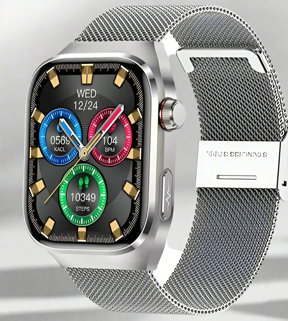 Montre Intelligente | Montre Connectée Rythme Cardiaque Fiable avec Écran AMOLED de 2,04 pouces | Suivi ECG et Glycémie pour Bien-Être Optimal 13