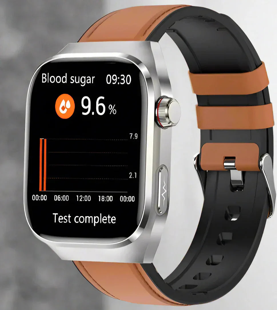 Montre Intelligente | Montre Connectée Rythme Cardiaque Fiable avec Écran AMOLED de 2,04 pouces | Suivi ECG et Glycémie pour Bien-Être Optimal 9