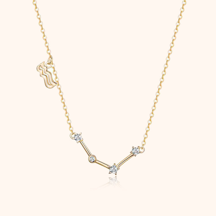 Celestia - Collier astrologie signe du zodiaque personnalisé