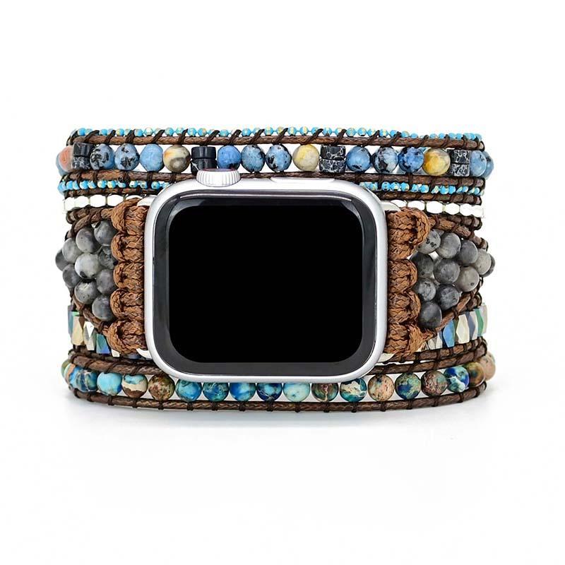 GemStone - Bracelet Apple Watch en pierres naturelles