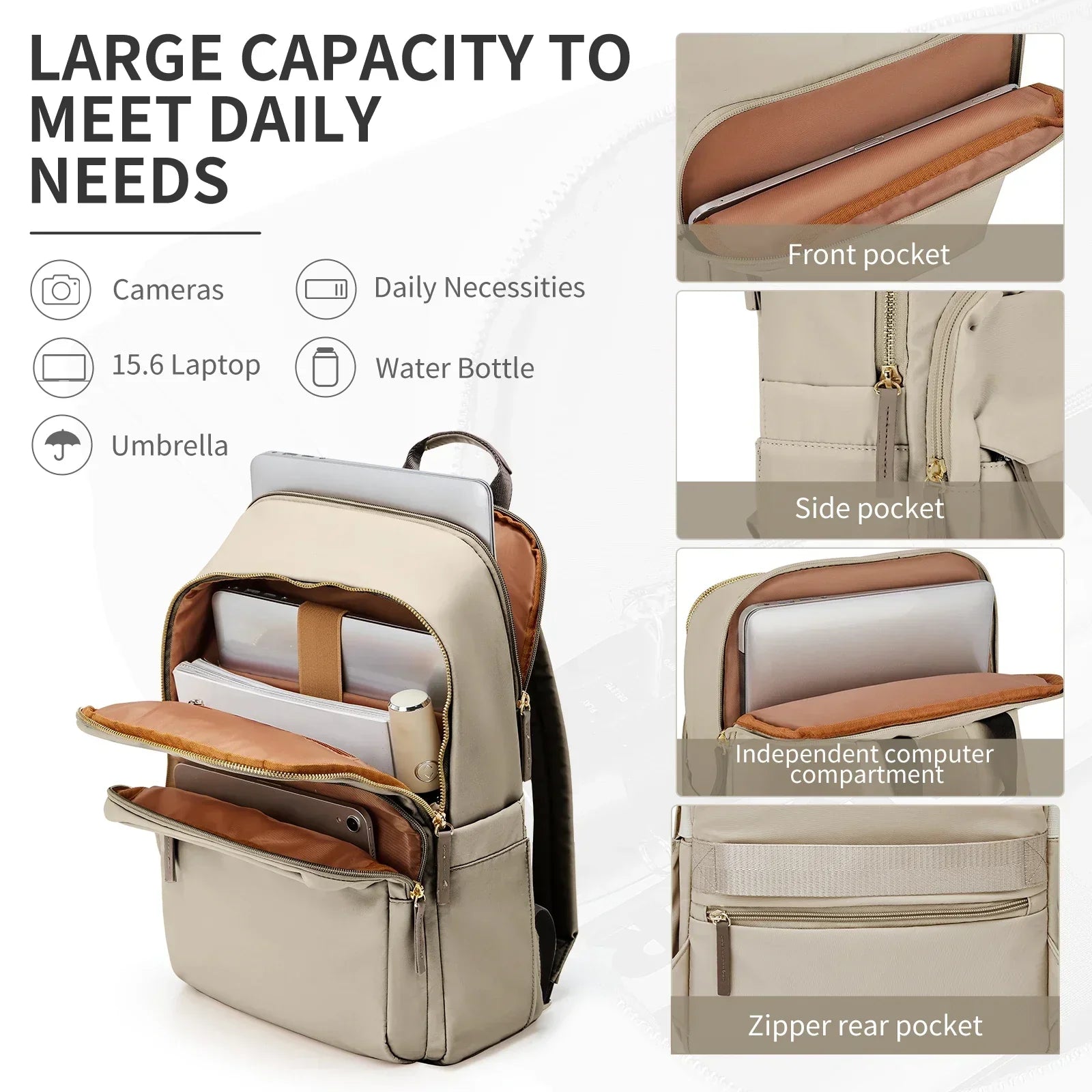 TrekMate Backpack - Sac à Dos Spacieux 20-35L