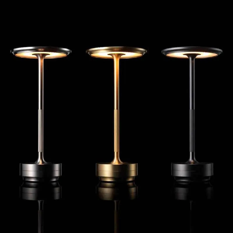 SerenityLuxe - Lampe de Table LED Rechargeable et Dimmable