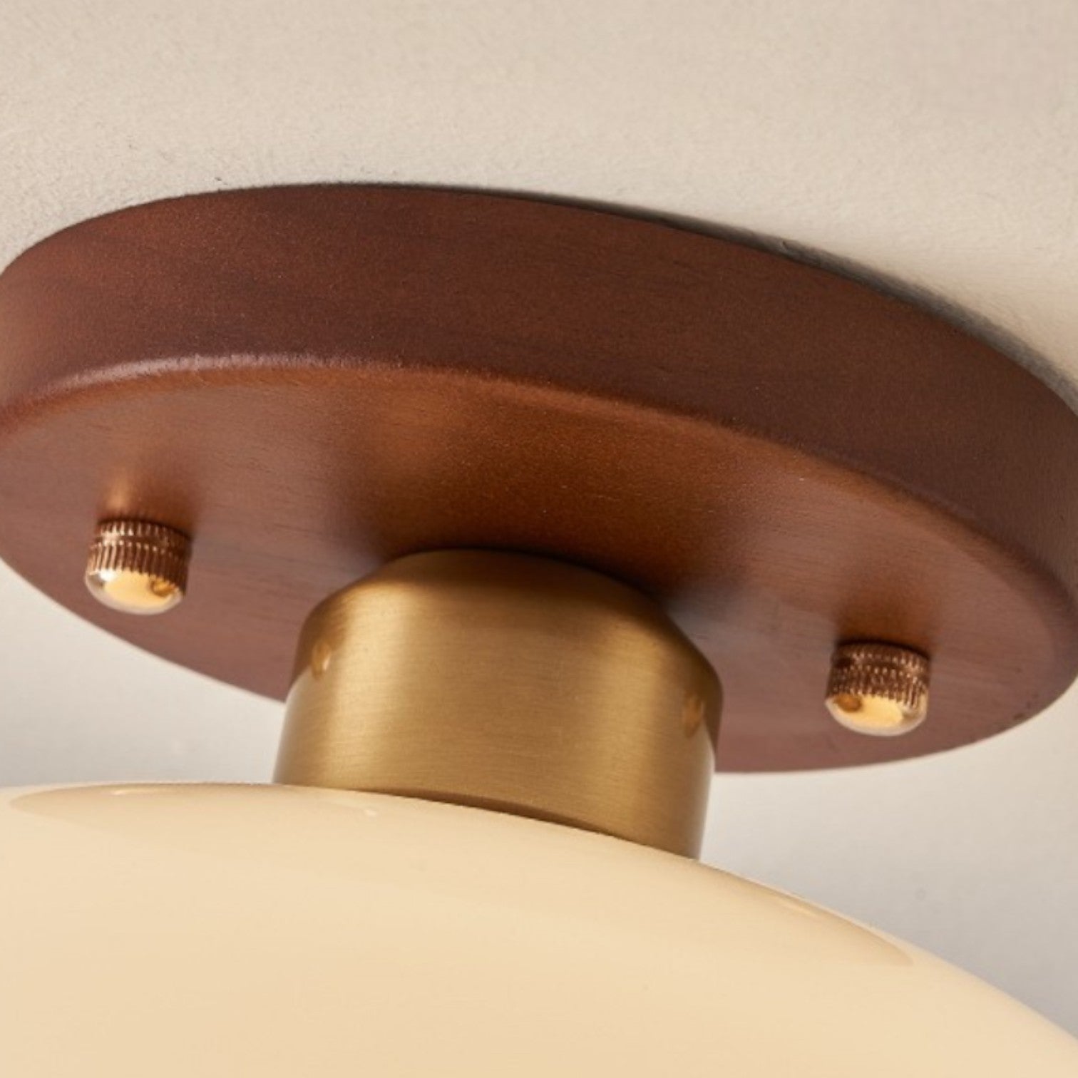 CrémaBauhaus – Plafonnier Bauhaus Crème au Design Géométrique | Éclairage Doux & Intemporel