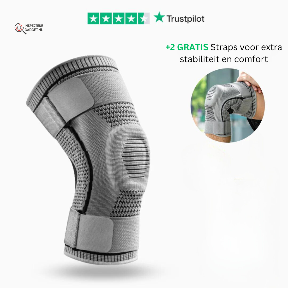 PowerKnee Pro - Genouillère de compression en néoprène