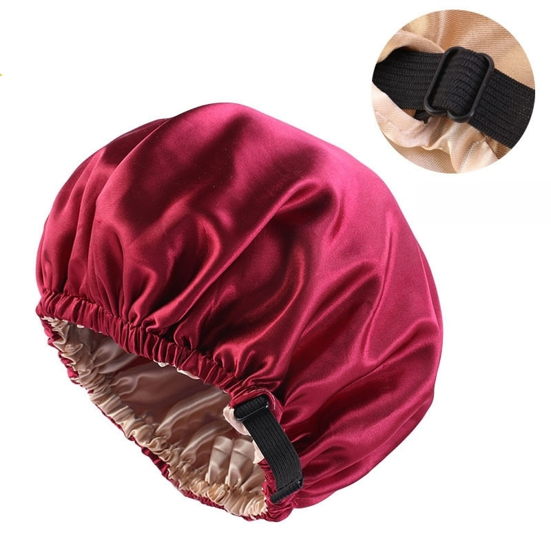 SatinGlow - Bonnet de Nuit en Satin Protecteur