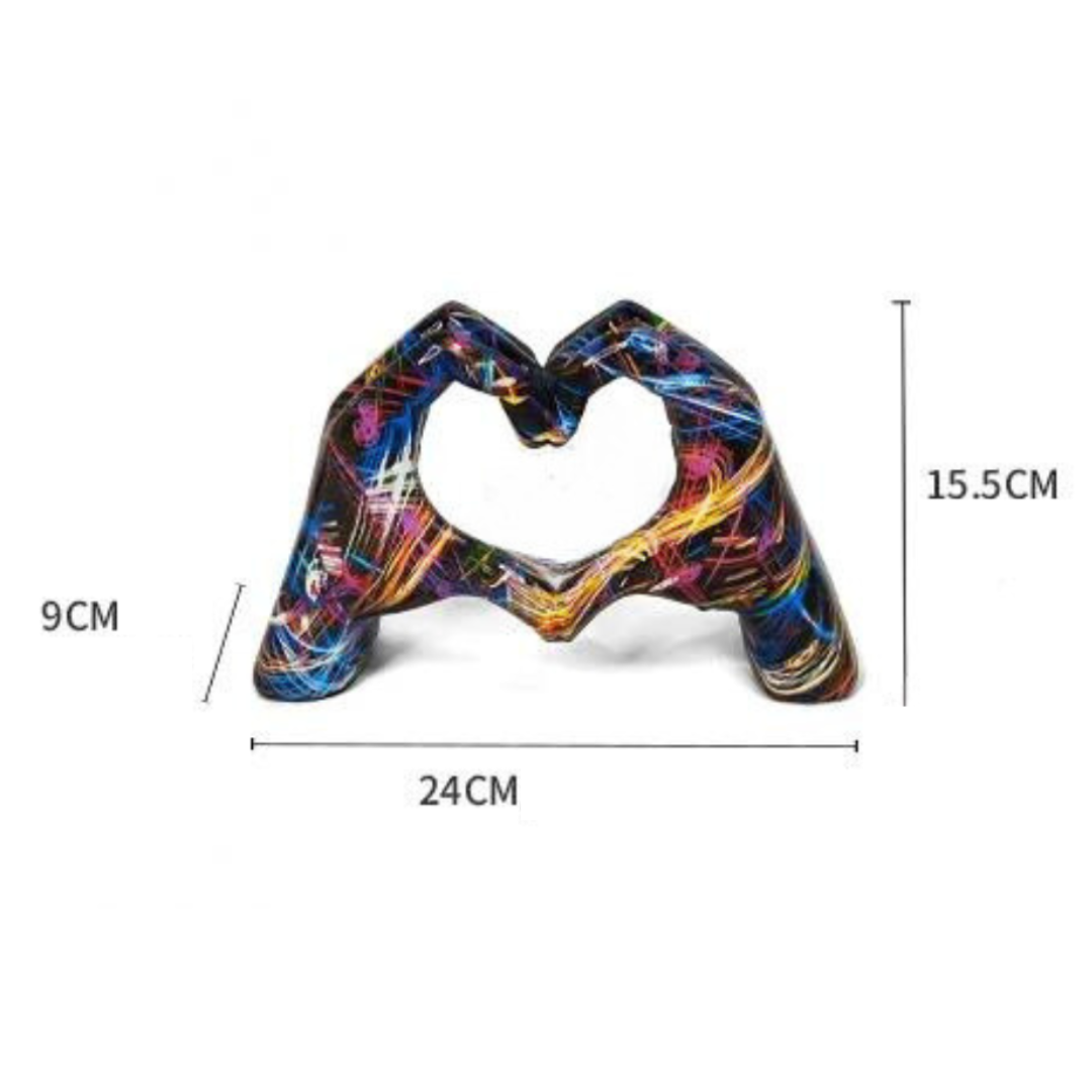 LoveGraff - Sculpture décorative artistique en résine