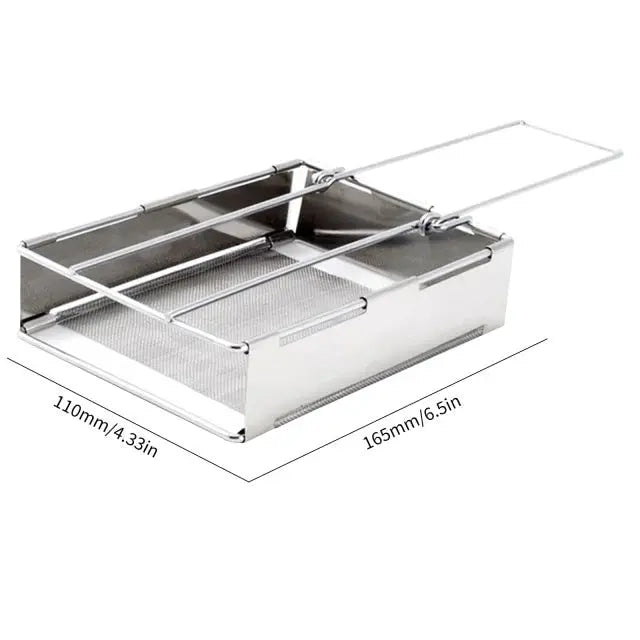 TrailFlame – Poêle à Bois Pliable Inox Stylé
