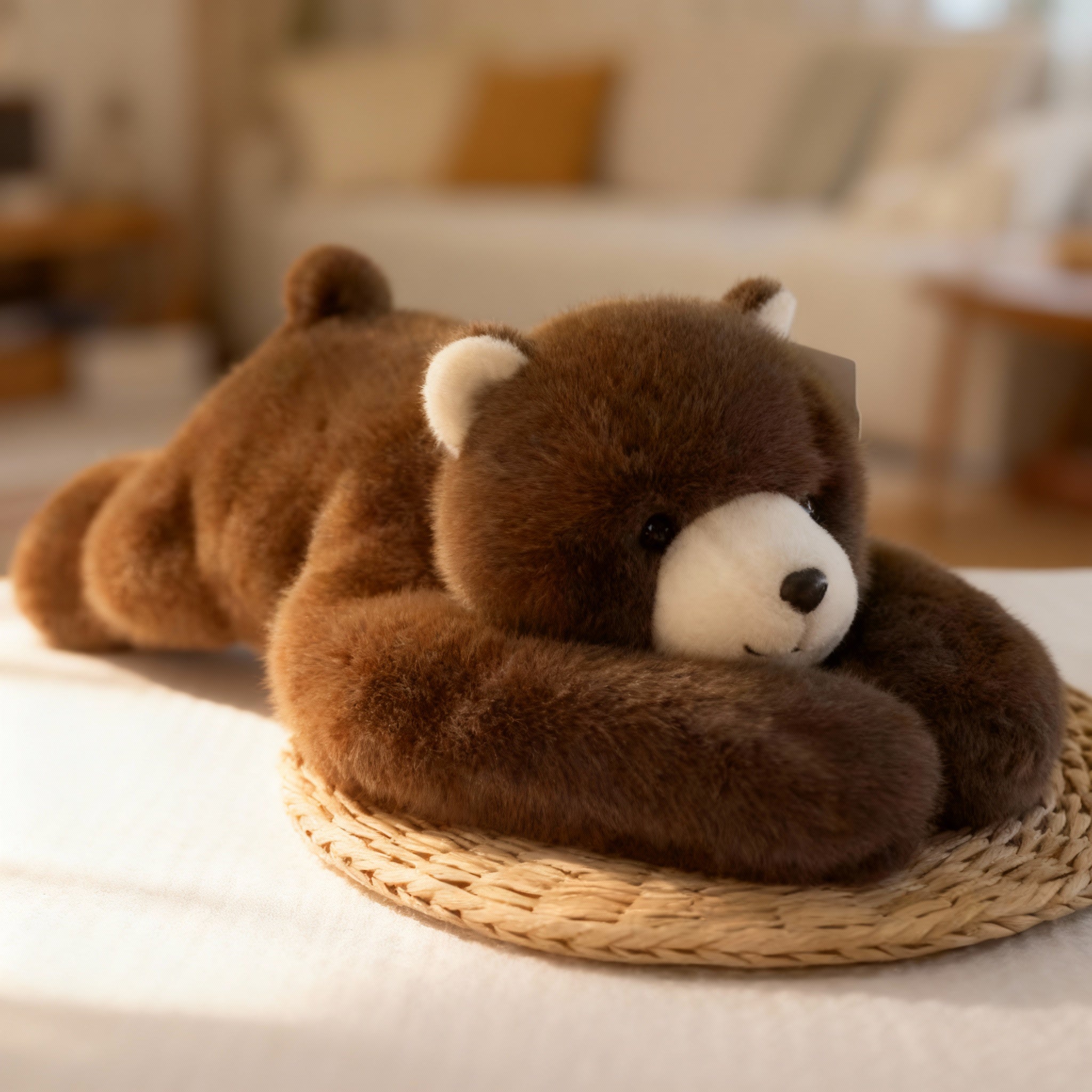 Oreiller Câlin | Oreiller Anti-Stress en Fausse Fourrure Douce | Confort Optimal pour Détente et Relaxation 5