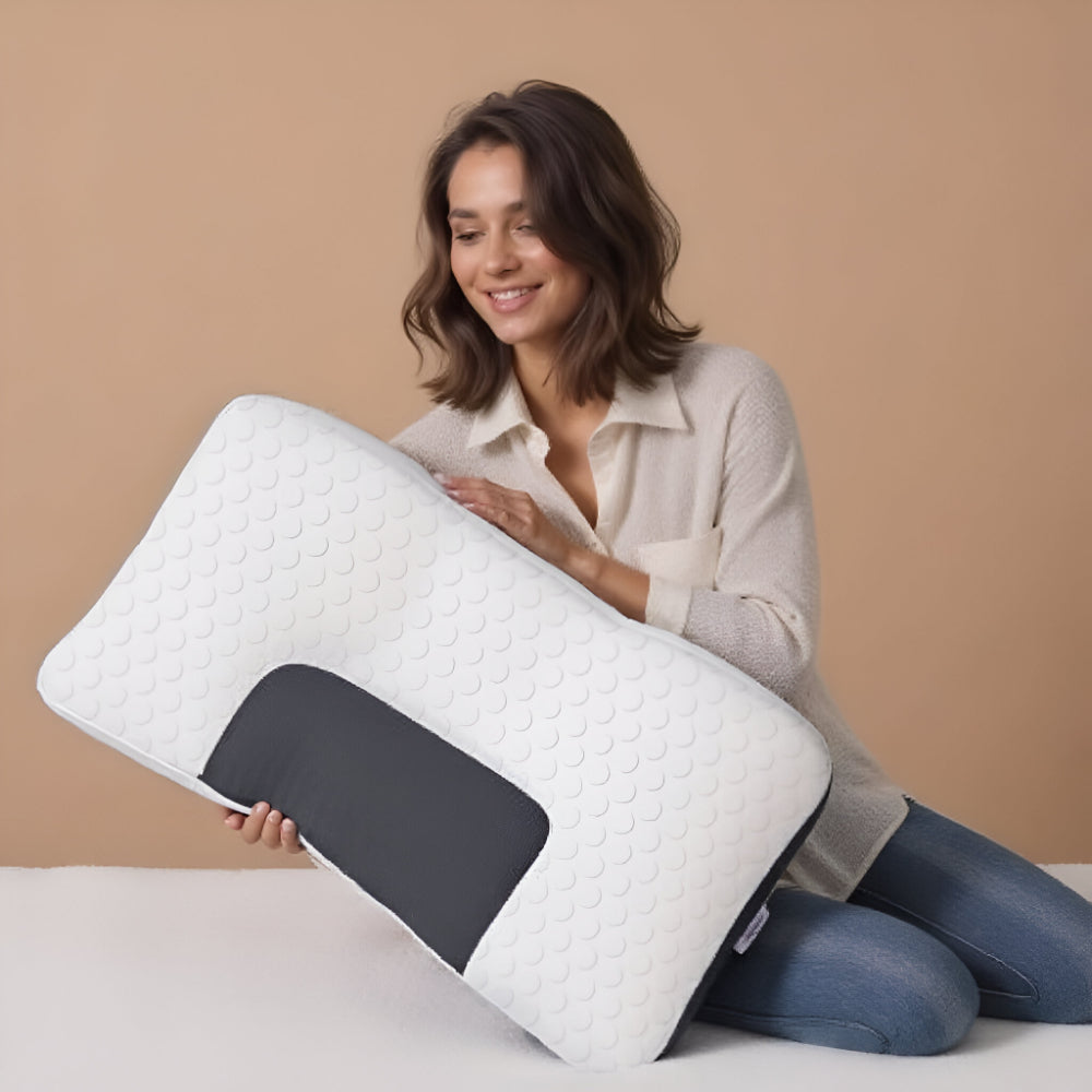 Oreiller Ergonomique | Oreiller Mémoire de Forme avec Soutien Cervical | Confort Optimal pour un Sommeil Réparateur 2