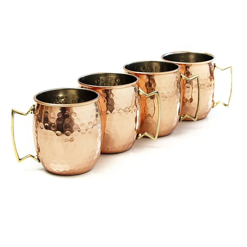 ChillCopper - Set Mugs Cuivre Martelé