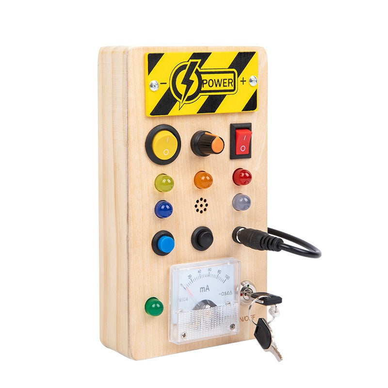 Plateau de Jeu Interactif en Bois | Jouet Éducatif avec 15 Lumières LED | Développement des Compétences pour Tout-Petits 4