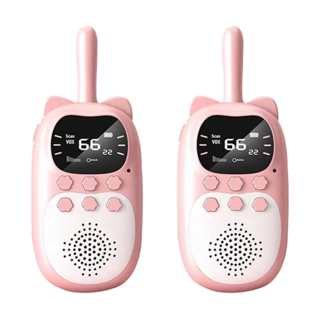 PlayPals Duotalk | Talkie Walkie Rechargeable avec Portée de 3 km | Design Amusant pour Enfants Aventuriers 1