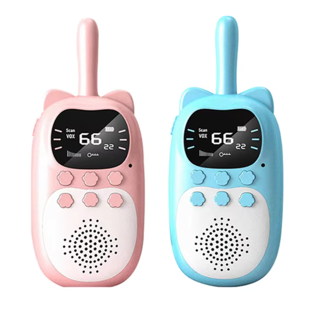PlayPals Duotalk | Talkie Walkie Rechargeable avec Portée de 3 km | Design Amusant pour Enfants Aventuriers 2