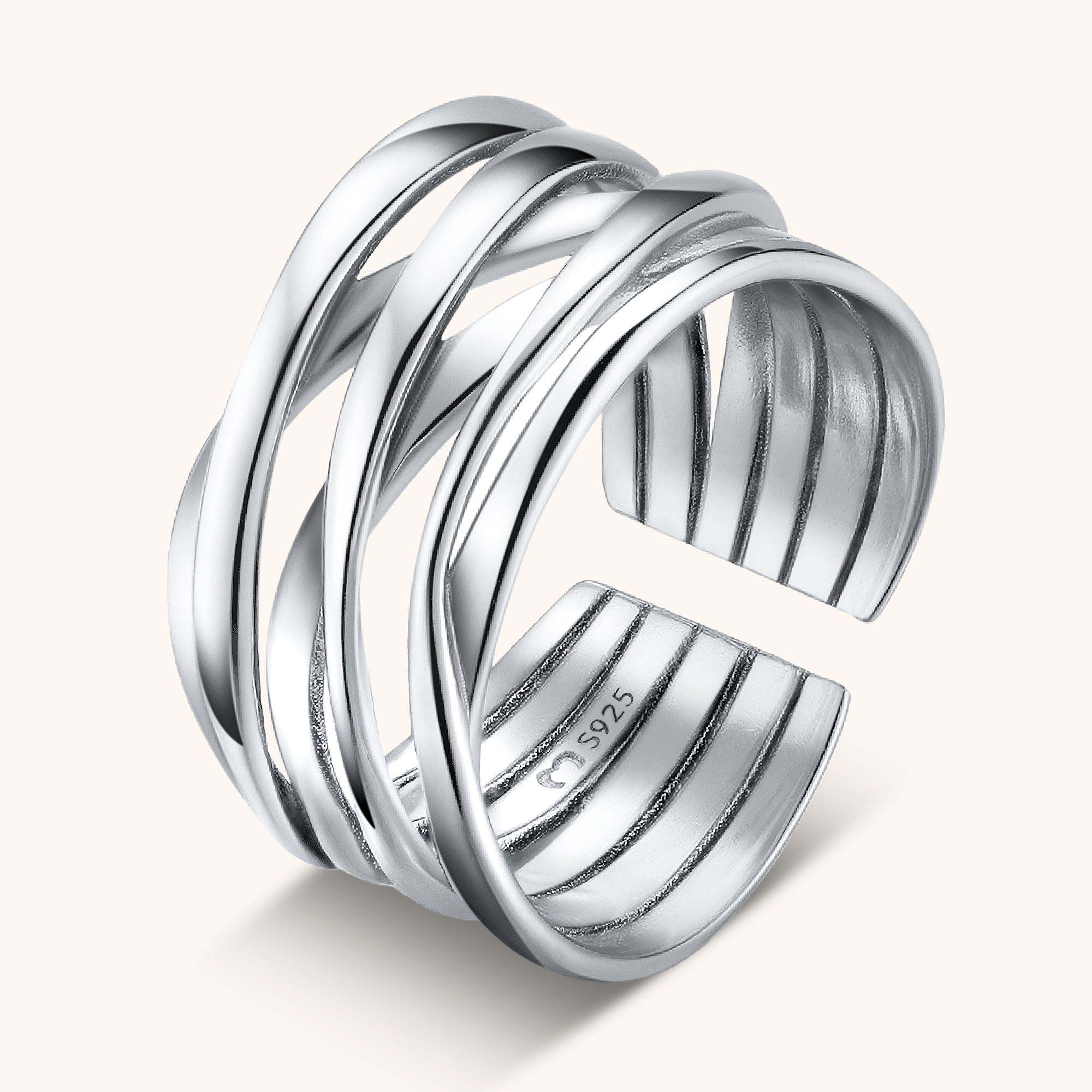 Nora - Bague branchages au design naturel et moderne