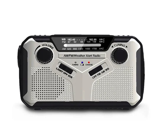 Radio Portable Multifonctionnelle avec Chargement Solaire | Outil Essentiel pour Aventures et Urgences 8