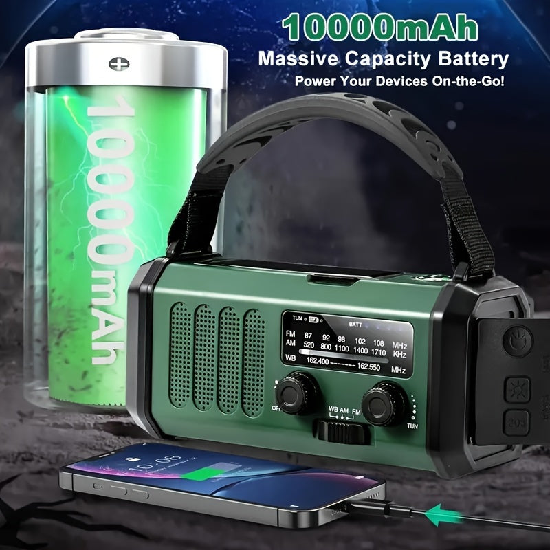 Radio d'Urgence Multifonctionnelle | Radio Solaire avec Chargeur USB & Lampe de Poche ? Communication Fiable en Situation Critique 1