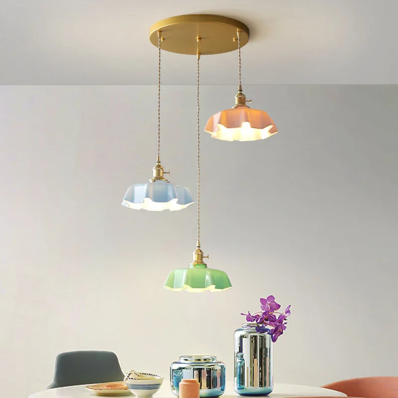 Luxora - Suspension en laiton au charme retro francais