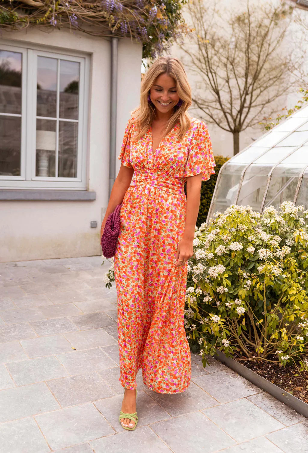 Robe Longue Femme - Élégante Robe Fleurie pour l'Été, Confortable et Fluide 5
