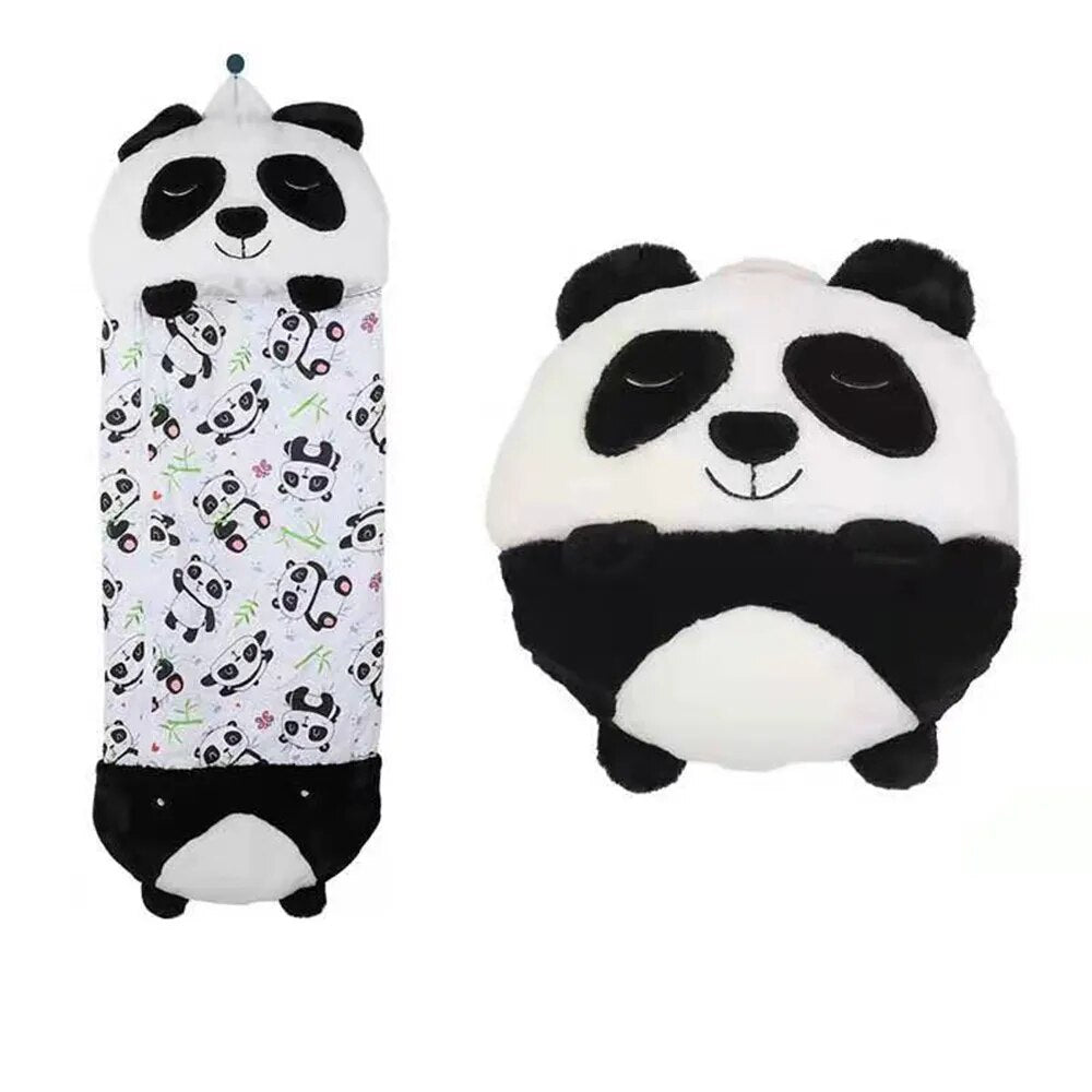 SnugglePals - Sac de Couchage Peluche 2-en-1 pour Enfants