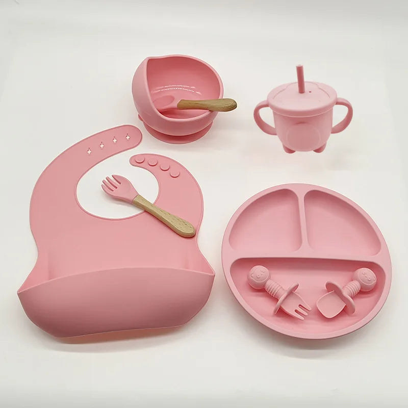 TinyBites - Set Repas Silicone Bébé