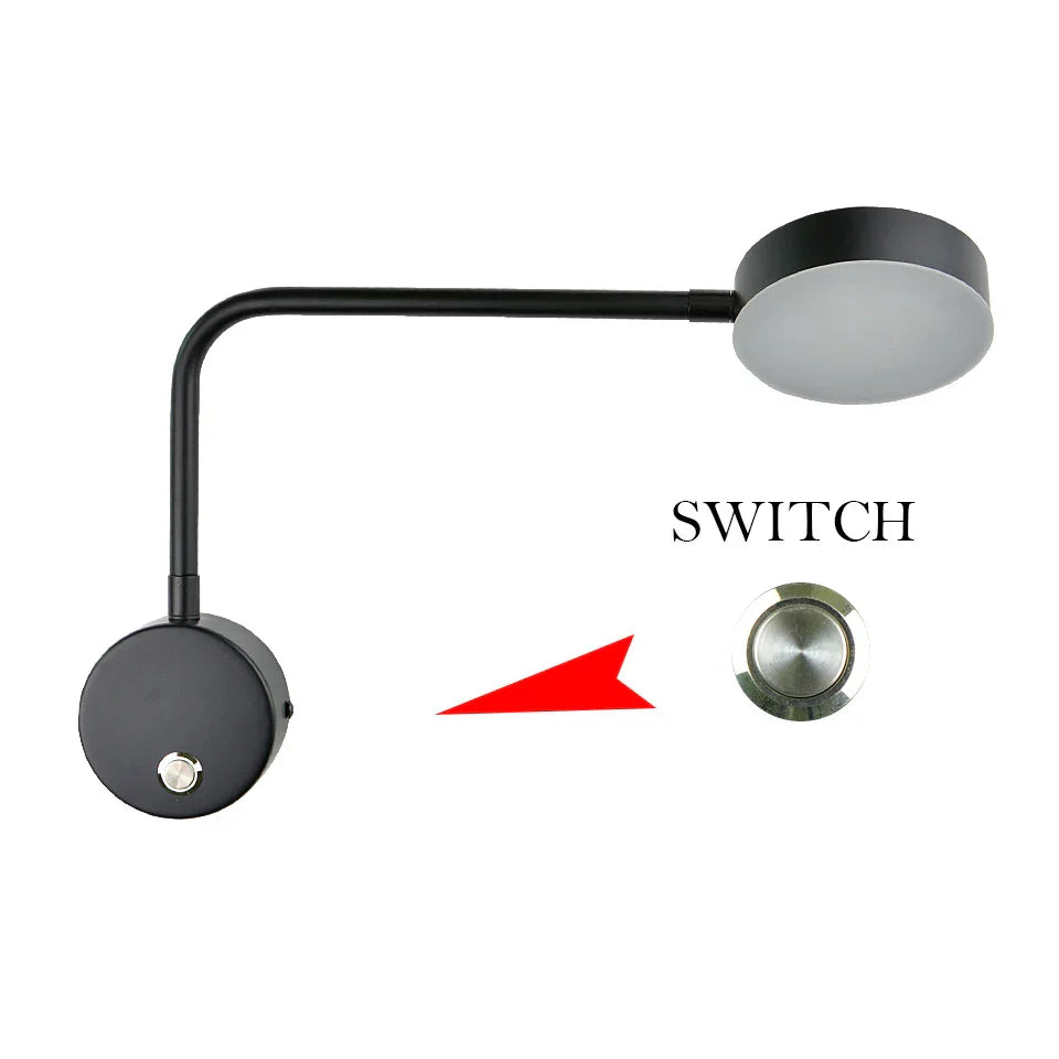 NordicGlow - Applique Murale LED Orientable pour Intérieur Moderne