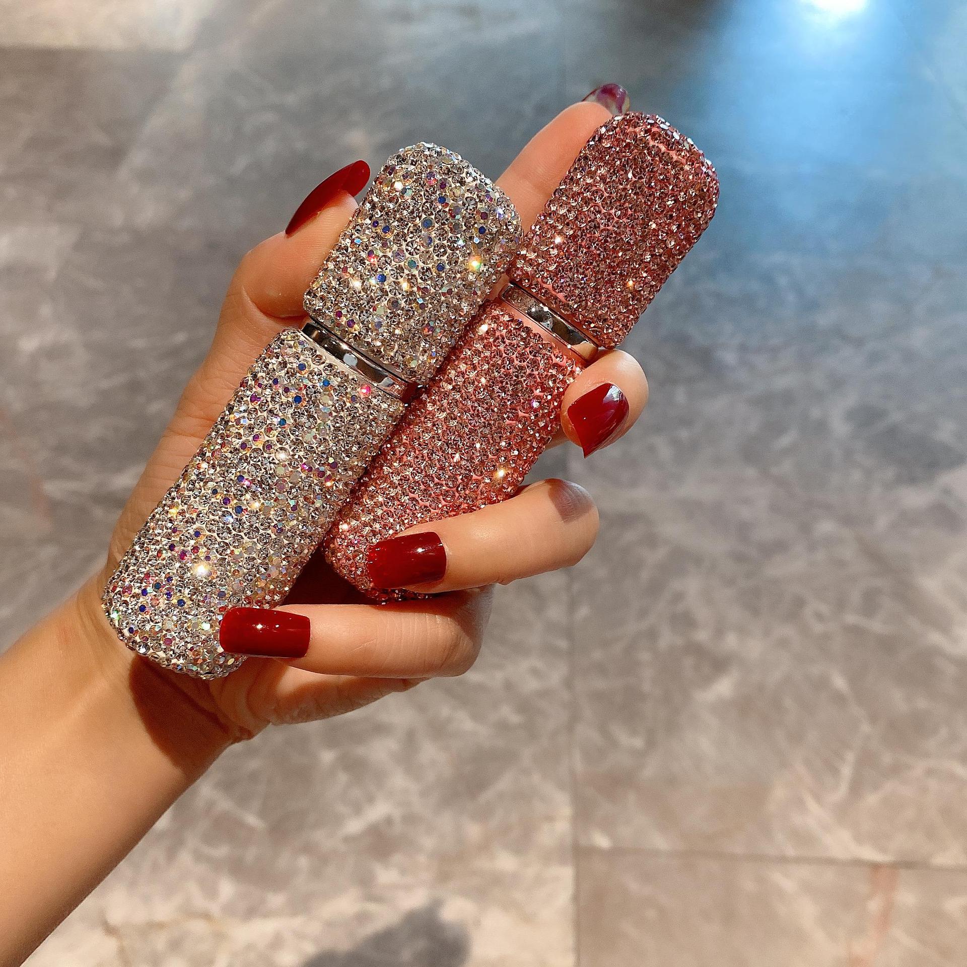 DiamondScent - Flacon Parfum Luxueux Rechargeable Stylé
