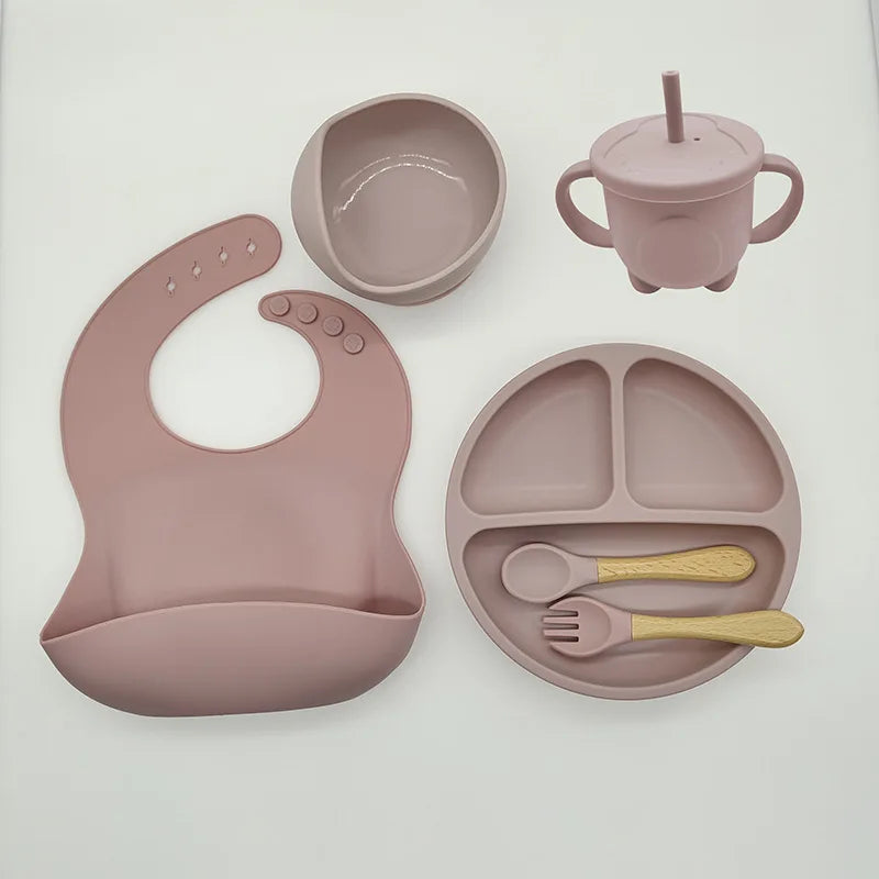 TinyBites - Set Repas Silicone Bébé