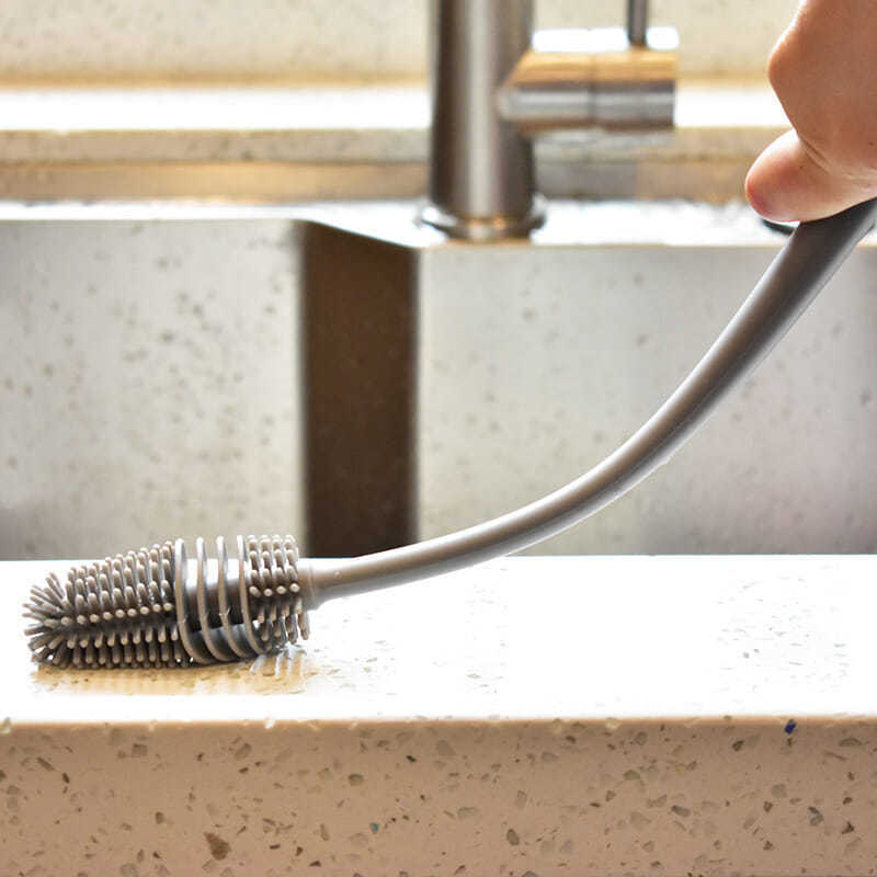 BrushMaster – Brosse Silicone Vaisselle Bouteilles