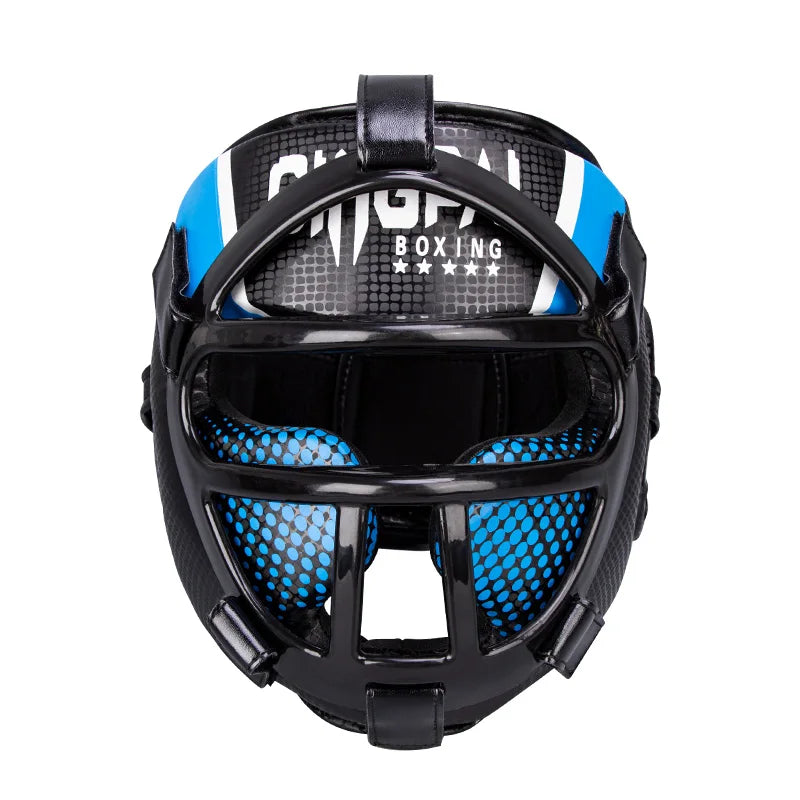 FightGuard - Casque de boxe avec grille faciale